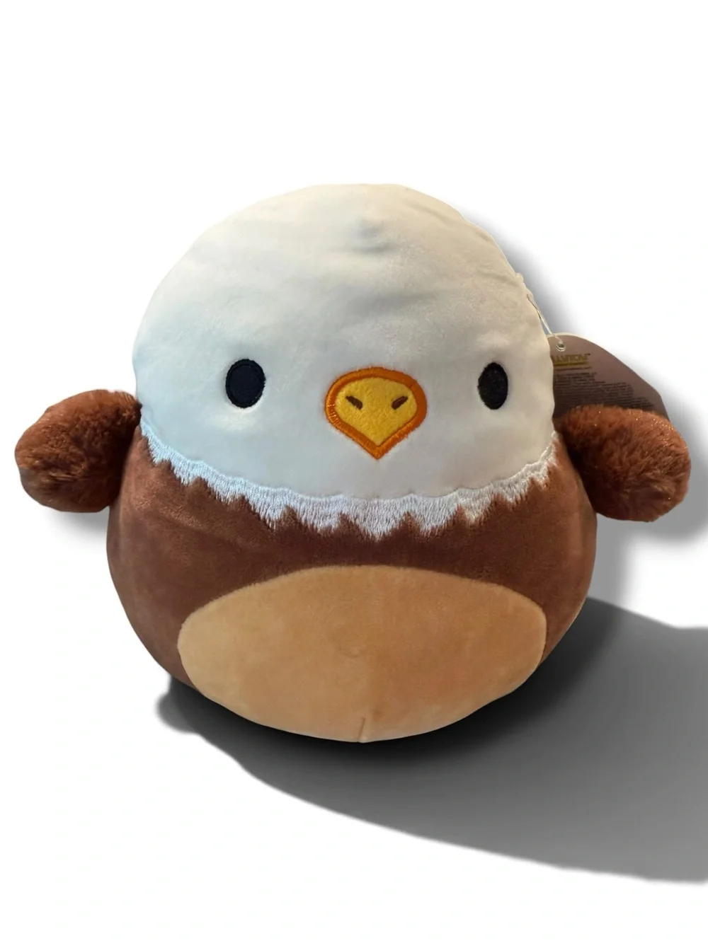 Squishmallows Edward RARE Brown and White Eagle Plush